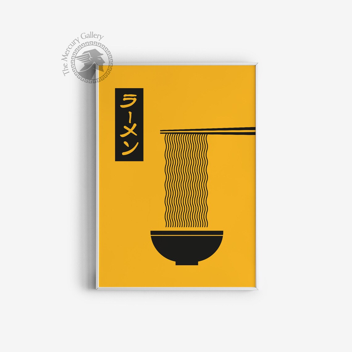 Ramen Noodle Print, Noodle Soup Travel Poster - Image 3