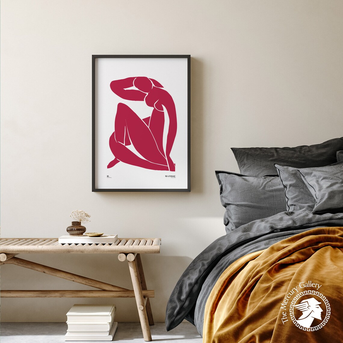 Matisse Style Nude Cutout Exhibition Poster - Image 3