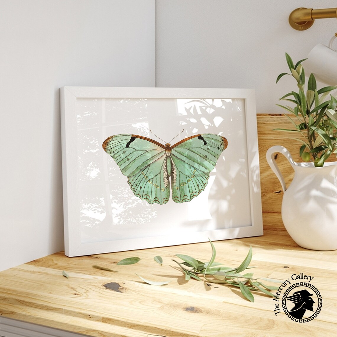 Pastel Butterfly Print, Boho Girls Nursery Art Print - Image 5
