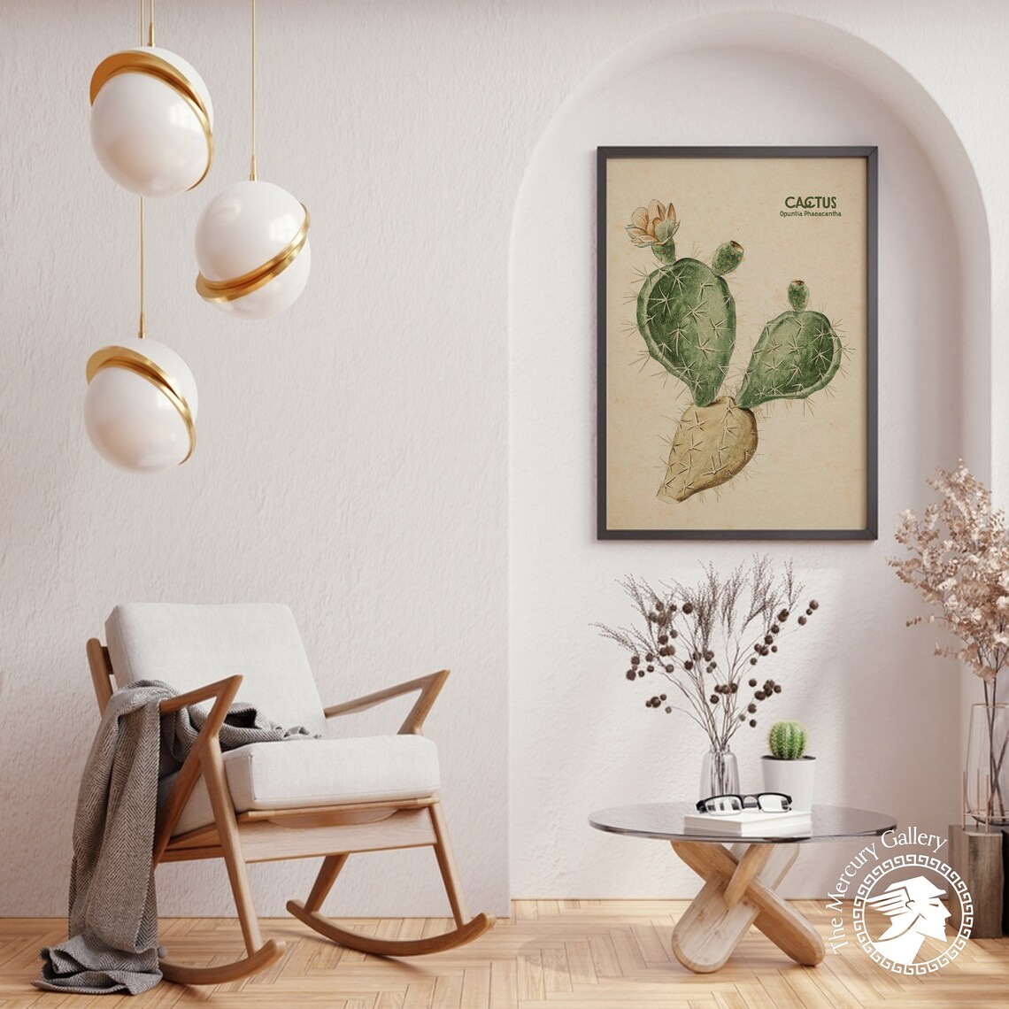 Vintage Cactus Floral Art Print, Botanical Decor - Image 6
