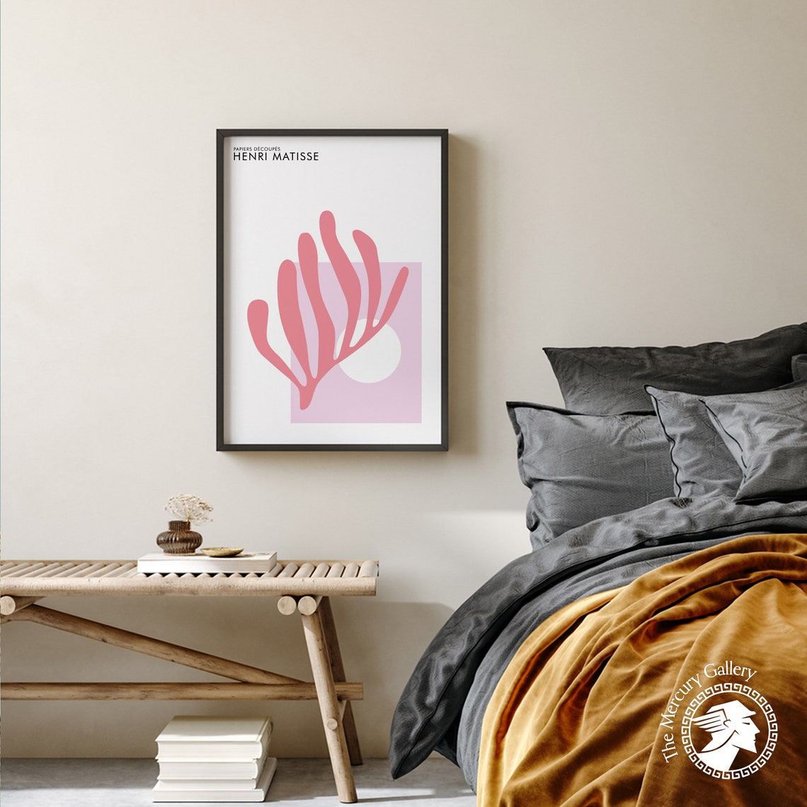 Pink Matisse Print Matisse Exhibition Poster Pink Gallery Wall Set Scandinavian Art Prints - Image 3
