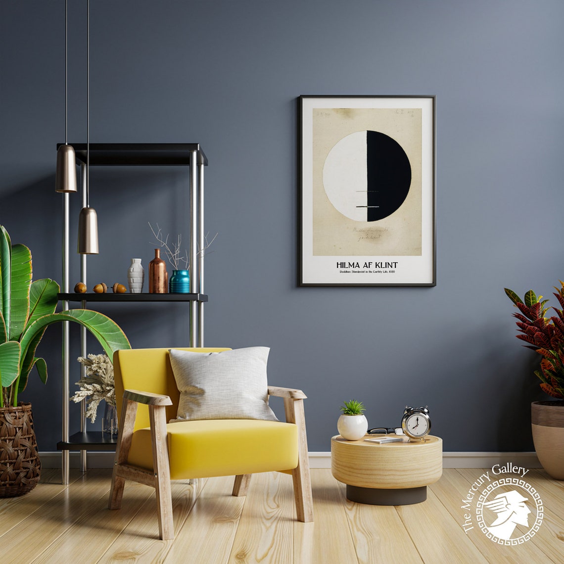 Hilma Af Klint Buddhas Standpoint 1920 Minimalist Circle Art Print - Image 4