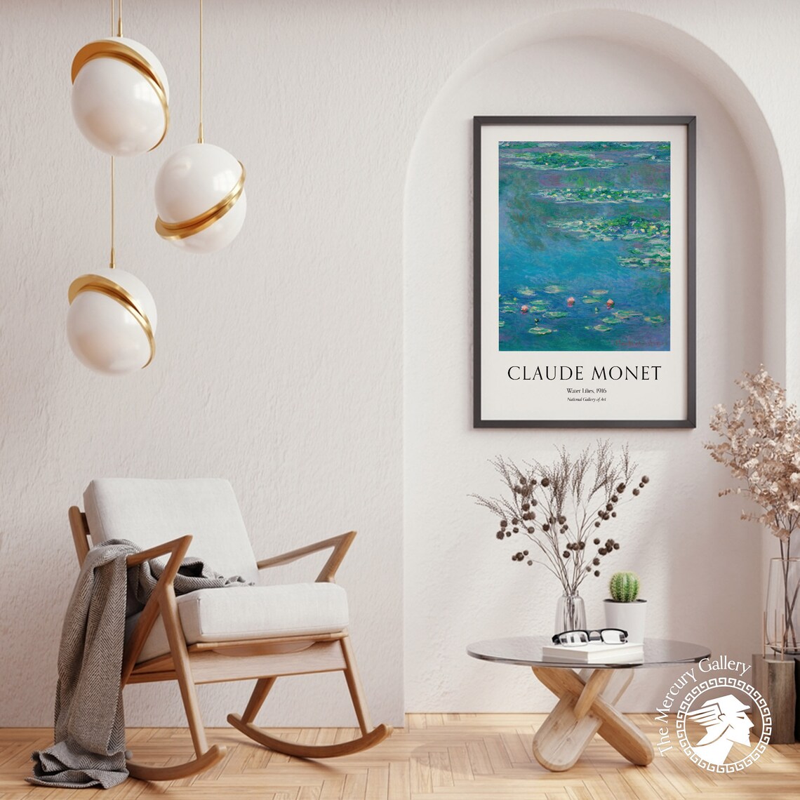 Claude Monet Water Lilies Pond Peaceful Impressionist Floral Poster - Image 6