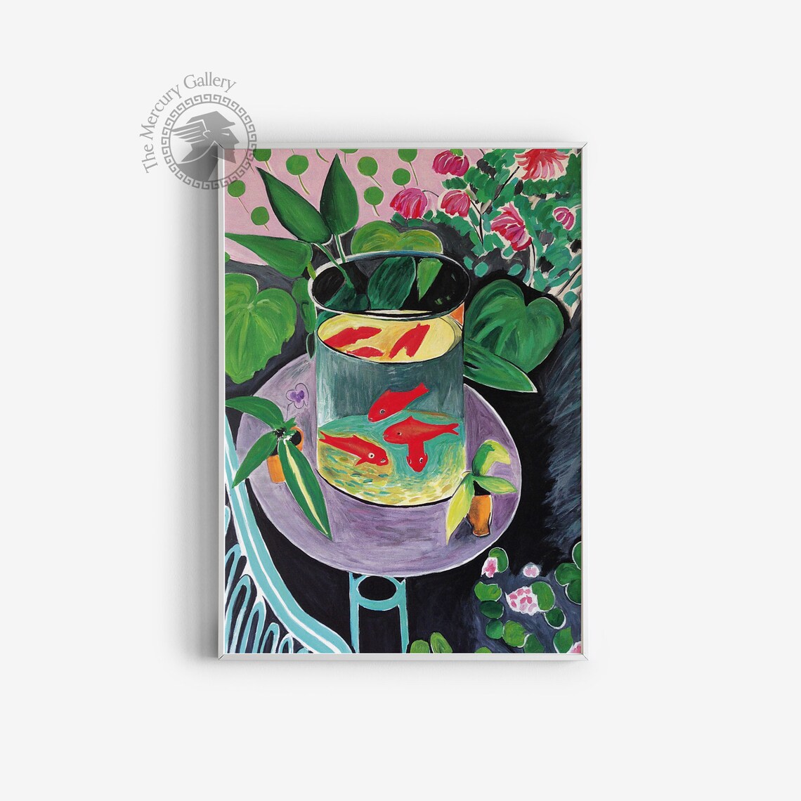 Henri Matisse Goldfish, Mid-Century Modern Art Print - Image 3