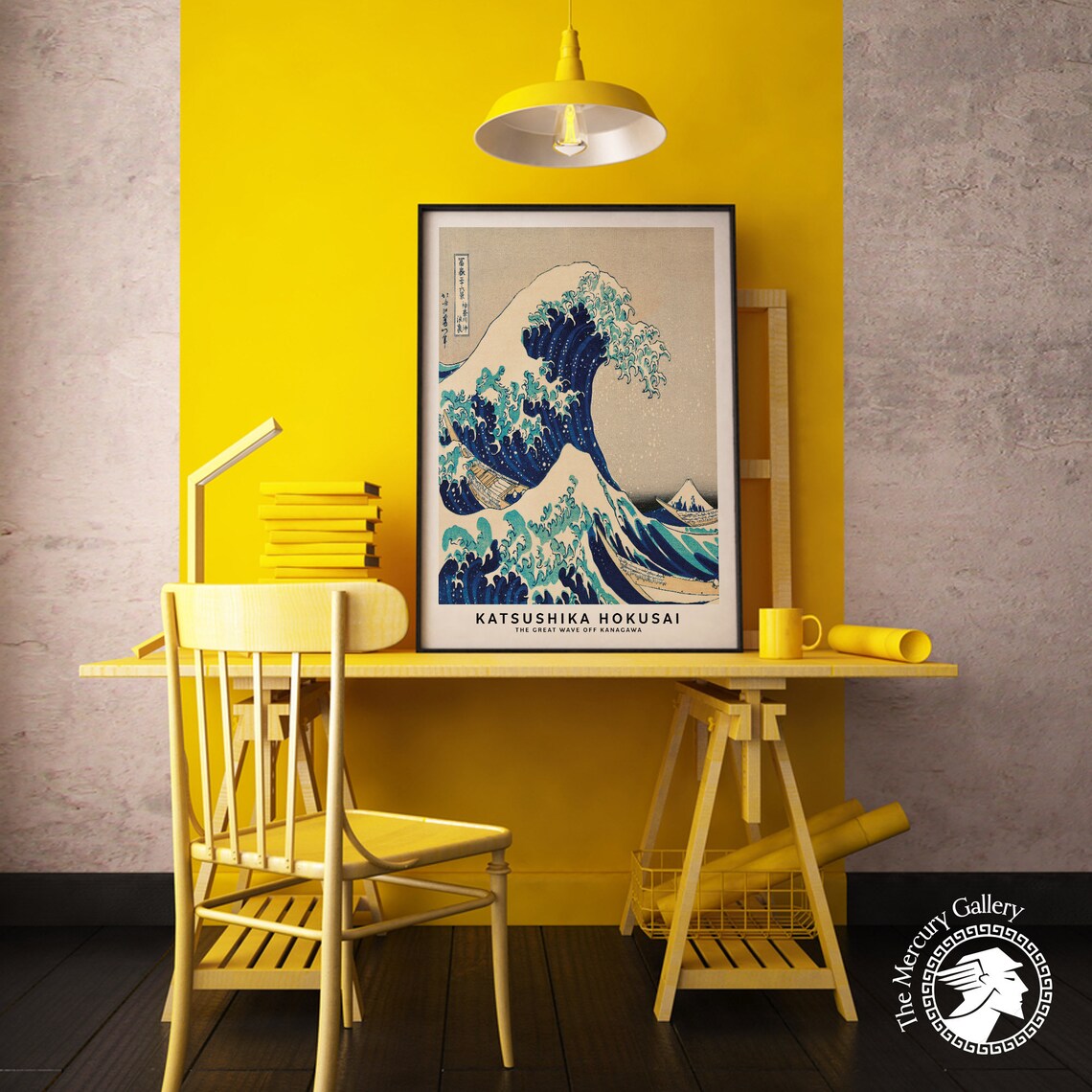 The Great Wave Off Kanagawa Ukiyo-E Art Print - Image 5
