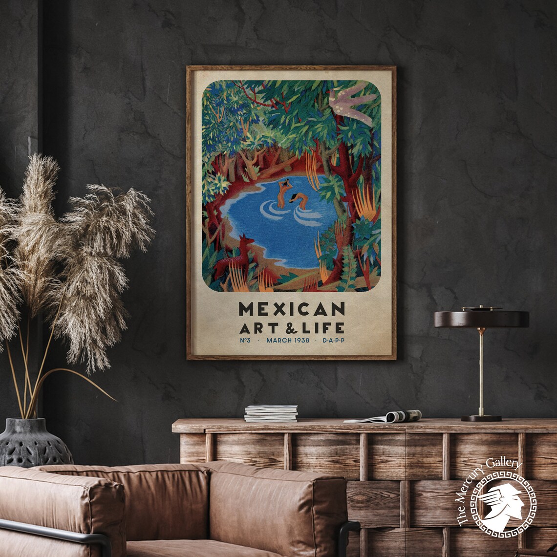 Vintage Mexican Travel Poster, Mexico Magazine Cover - Image 2