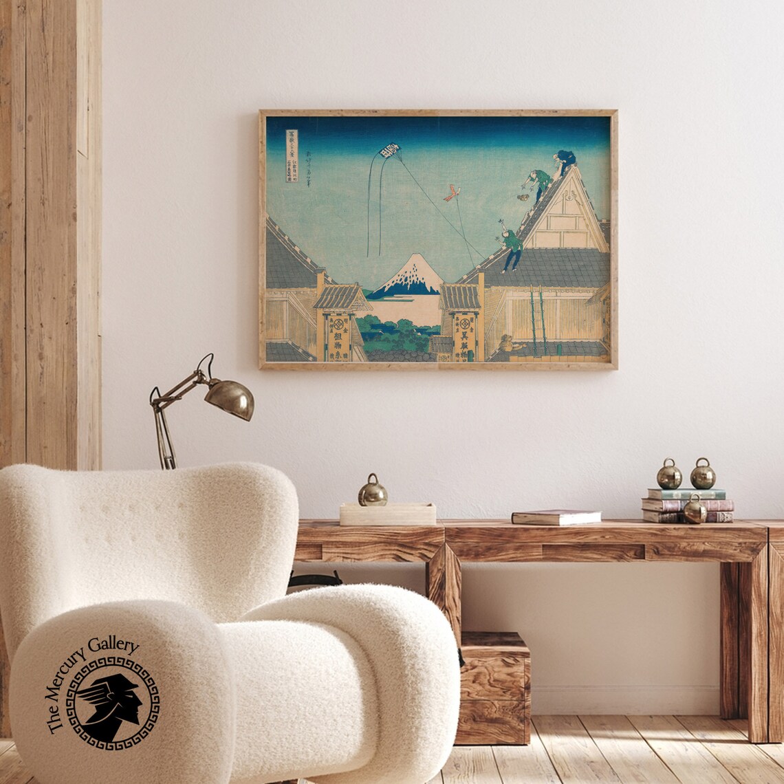 Hokusai Art Print, Thirty-Six Views Of Mount Fuji - Image 4