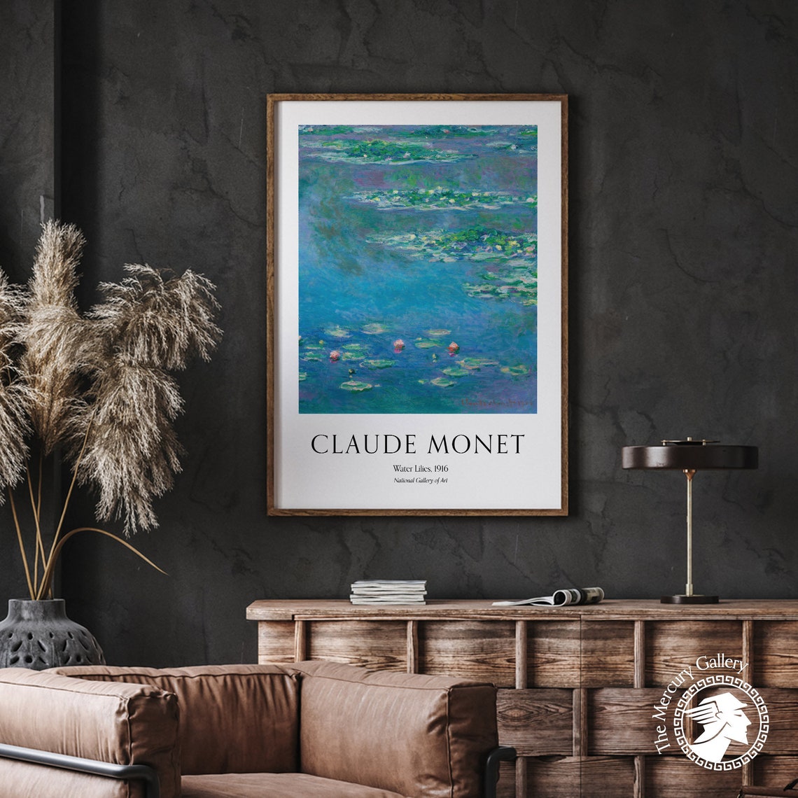 Claude Monet Water Lilies Pond Peaceful Impressionist Floral Poster - Image 3