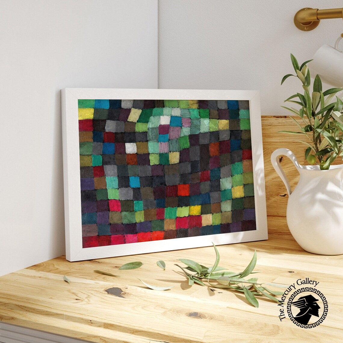 Paul Klee May Picture 1925 Colorful Mosaic Squares Abstract Art Poster - Image 3