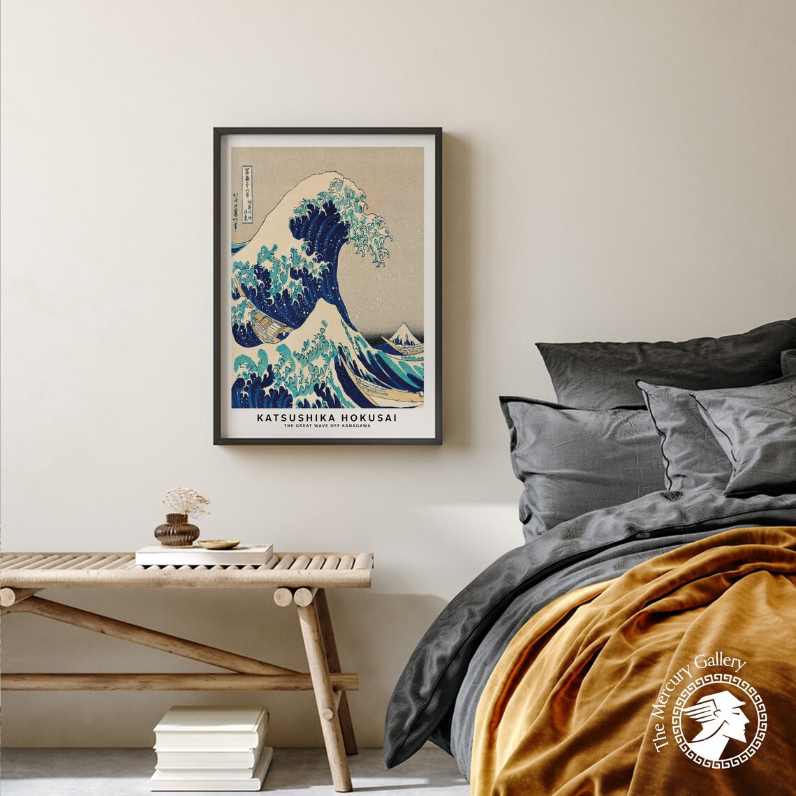 The Great Wave Off Kanagawa Ukiyo-E Art Print - Image 3