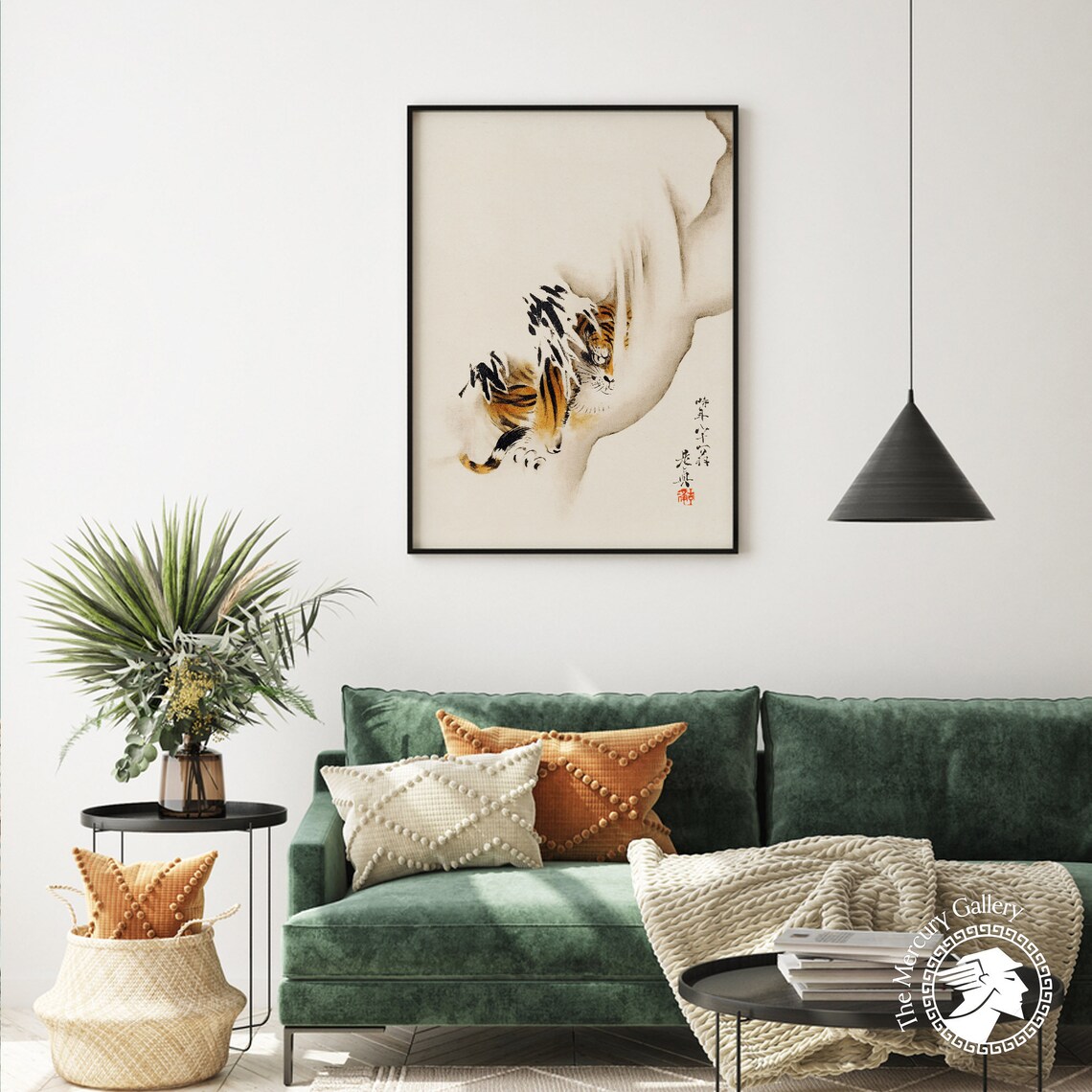 Shibata Zeshin Tiger Painting Tiger Poster Asian Art Japanese Print Animal Print Wild Animal Gift Vintage Home Decor - Image 5