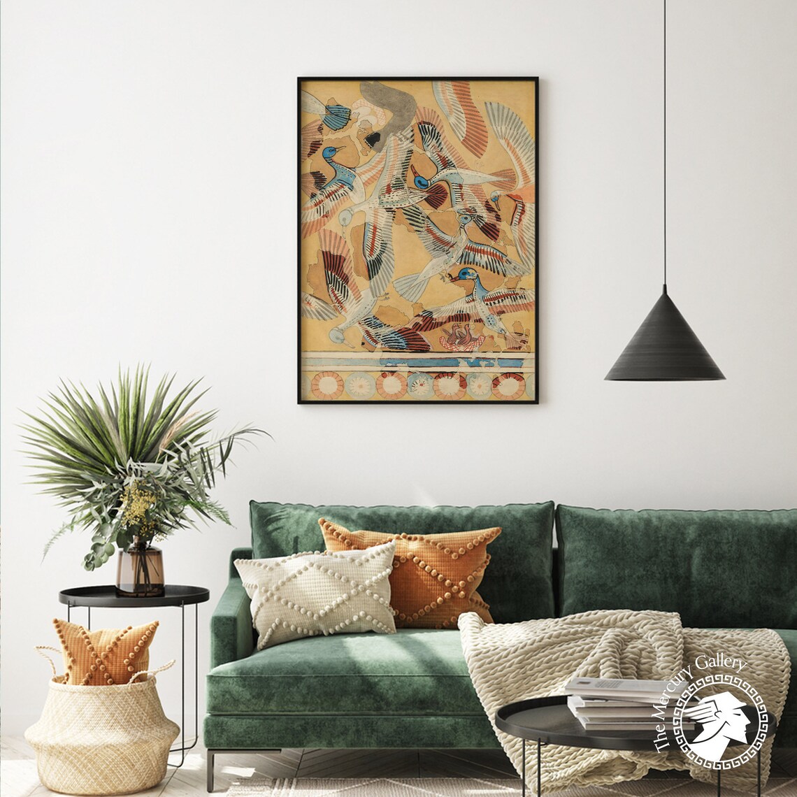 Flying Ducks Art Print, Farmhouse Lake House Decor - Image 4