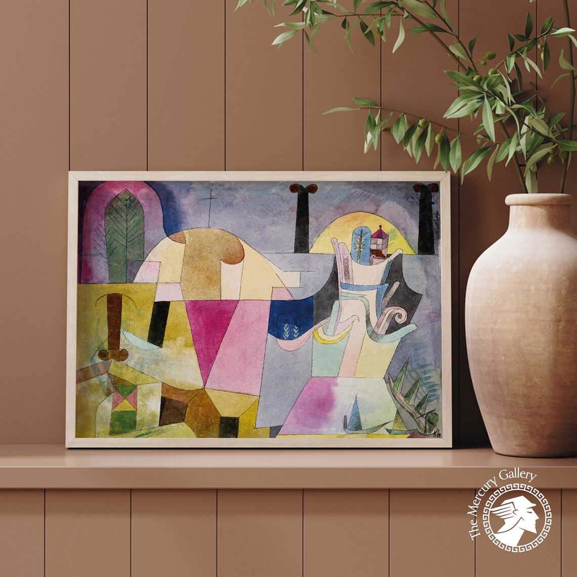 Paul Klee Black Columns In A Landscape Art Print - Image 6
