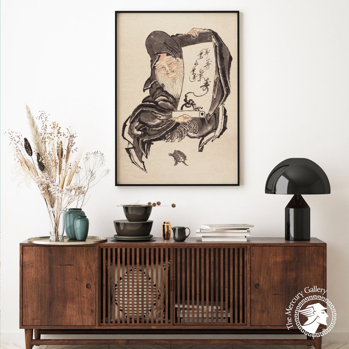Hokusai Art Print Japanese Man From Album Of Sketches Japan Wall Art Hokusai Wall Art Japanese Art Print Japanese Decor - Image 3