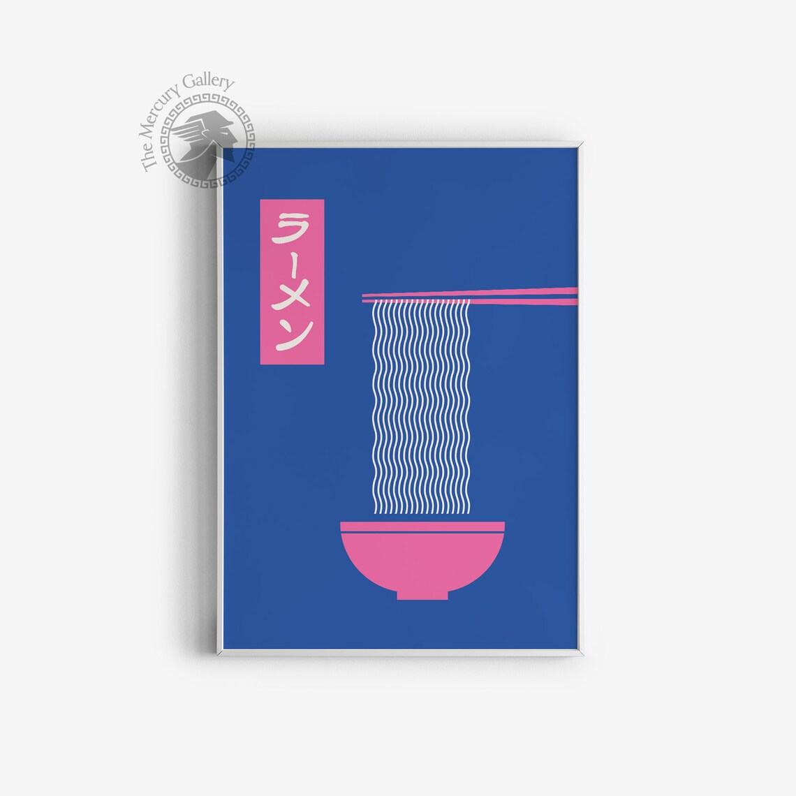 Ramen Noodle Print, Japanese Kitchen Poster - Image 3