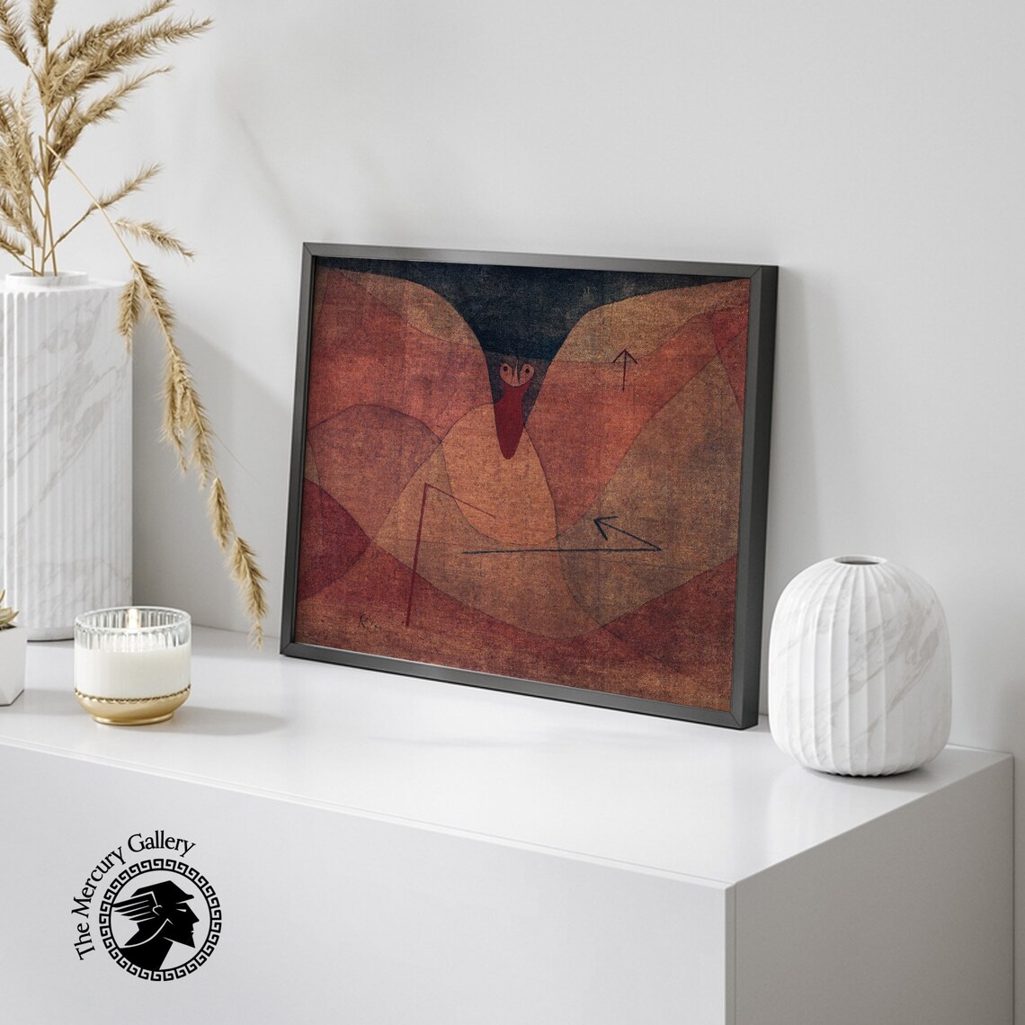 Paul Klee Aviatic Avolution 1934 Mid-Century Art Print - Image 4