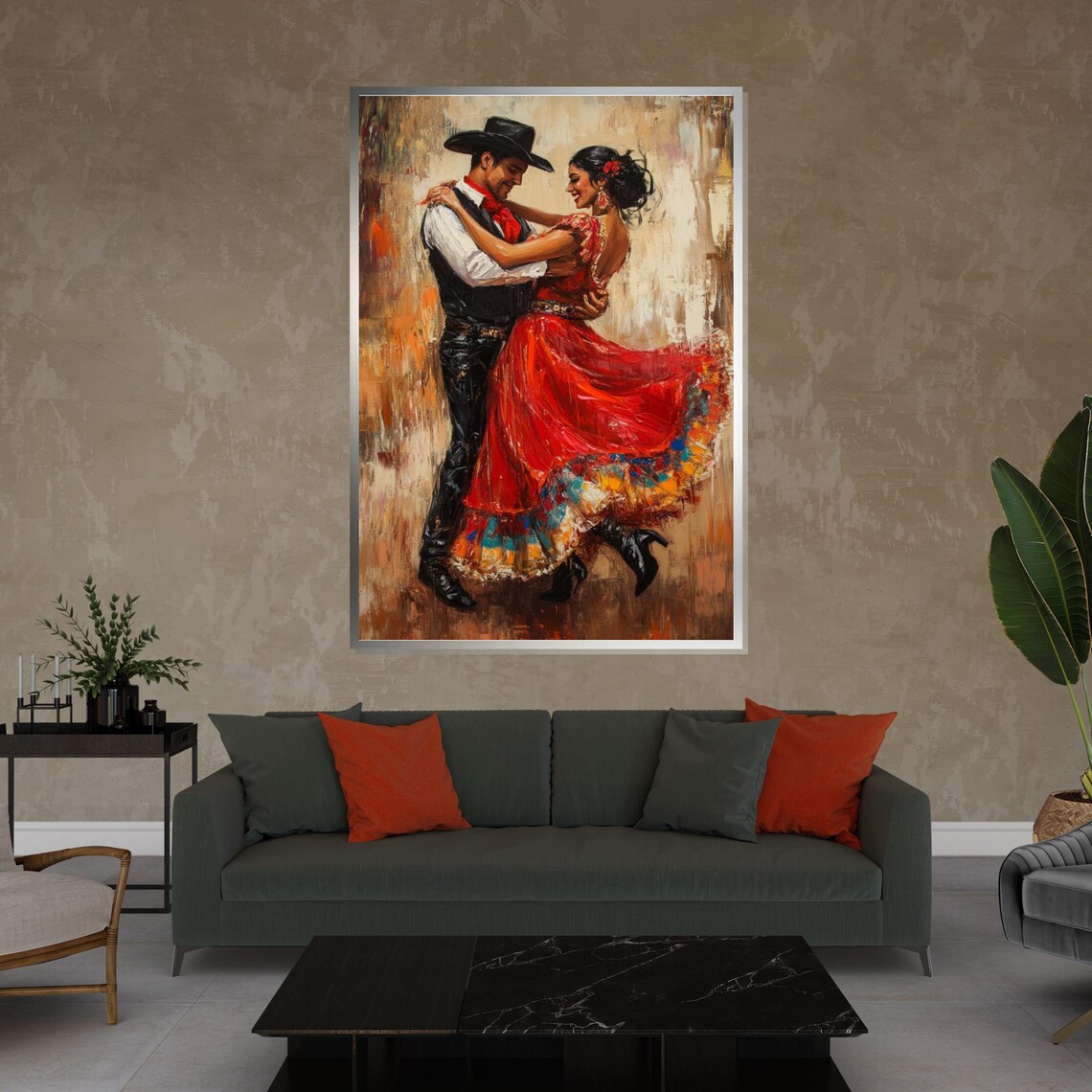 Flamenco Dance Spanish Dancers Art Print - Image 4