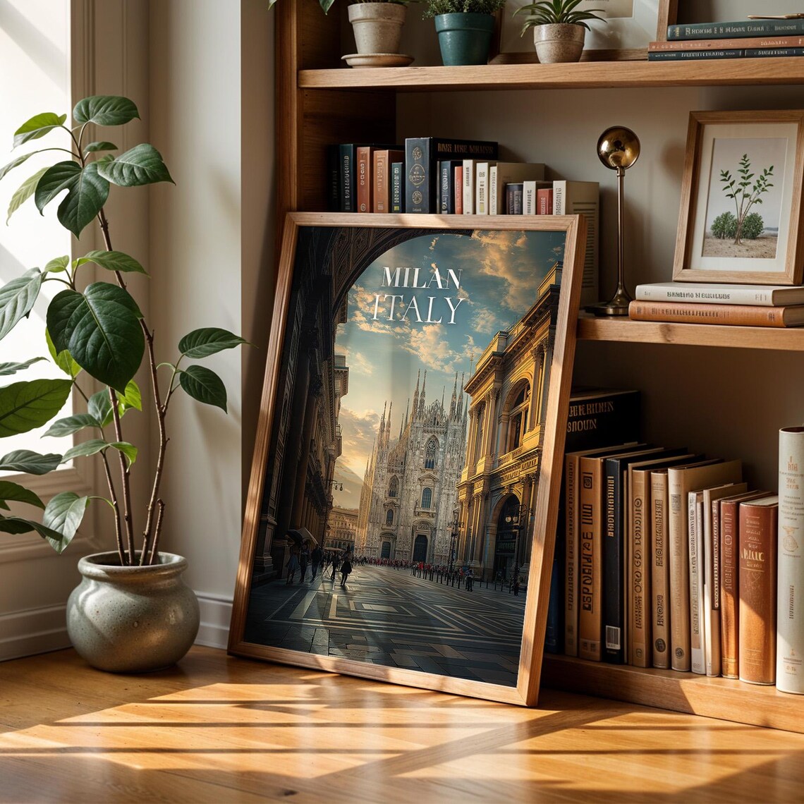 Milan Duomo Print Vibrant Italy Cityscape Wall Art