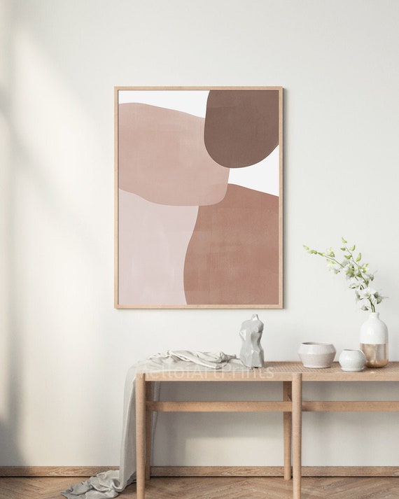 Abstract Wall Art Print Neutral Wall Art Boho Decor Abstract Art Print Instant Minimalist Print Modern Art