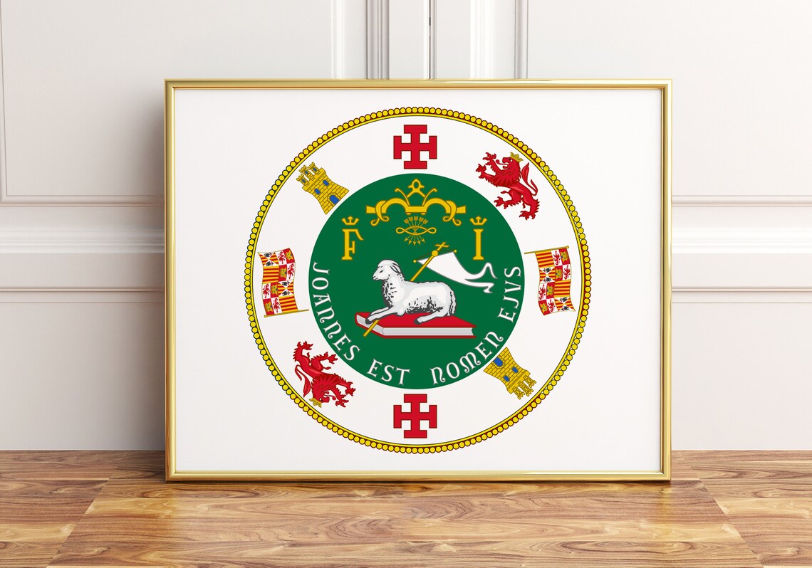 Puerto Rico State Seal Poster Print Wall Dcor