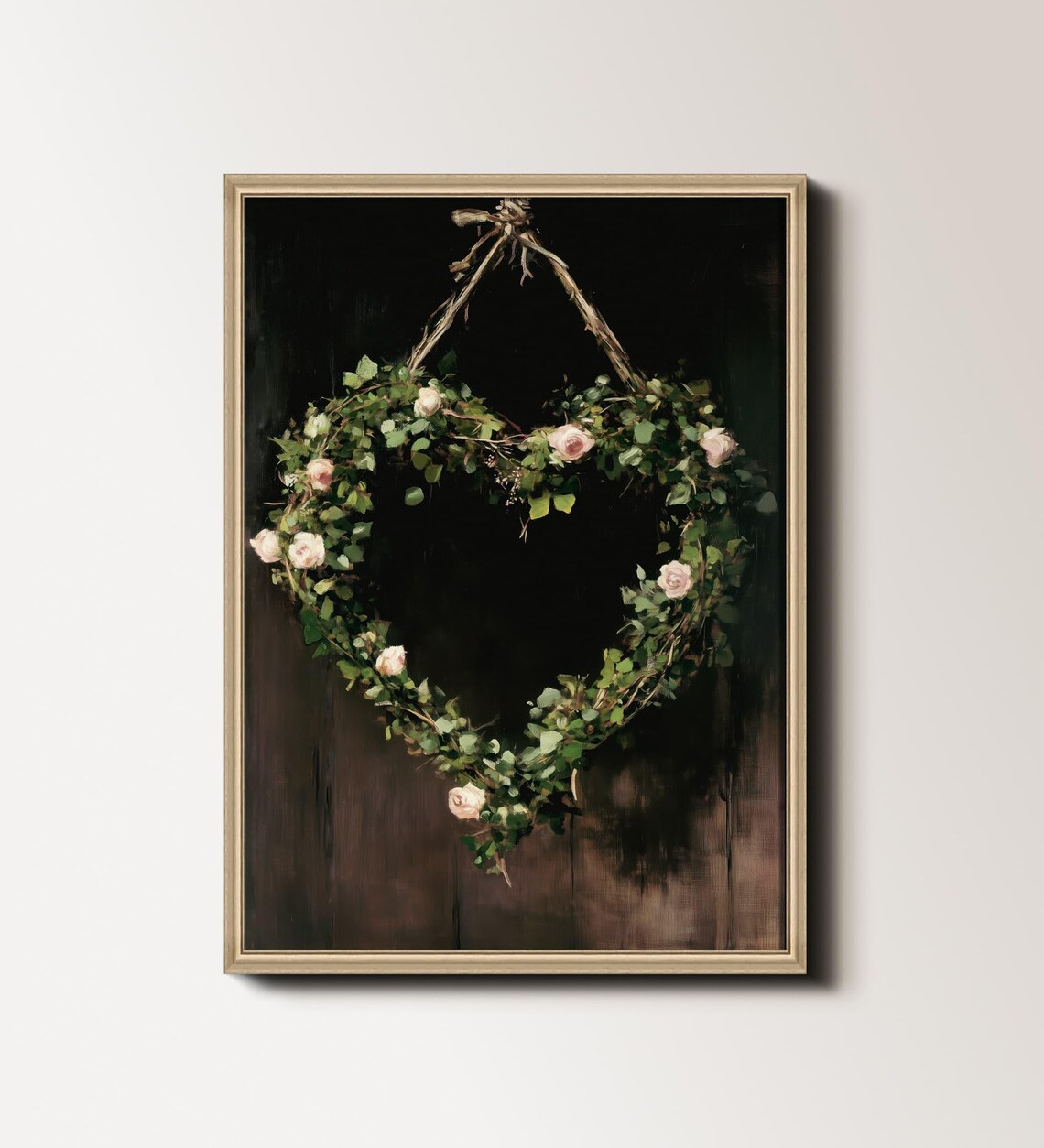 Vintage Heart, Rustic Valentine Gift For Her