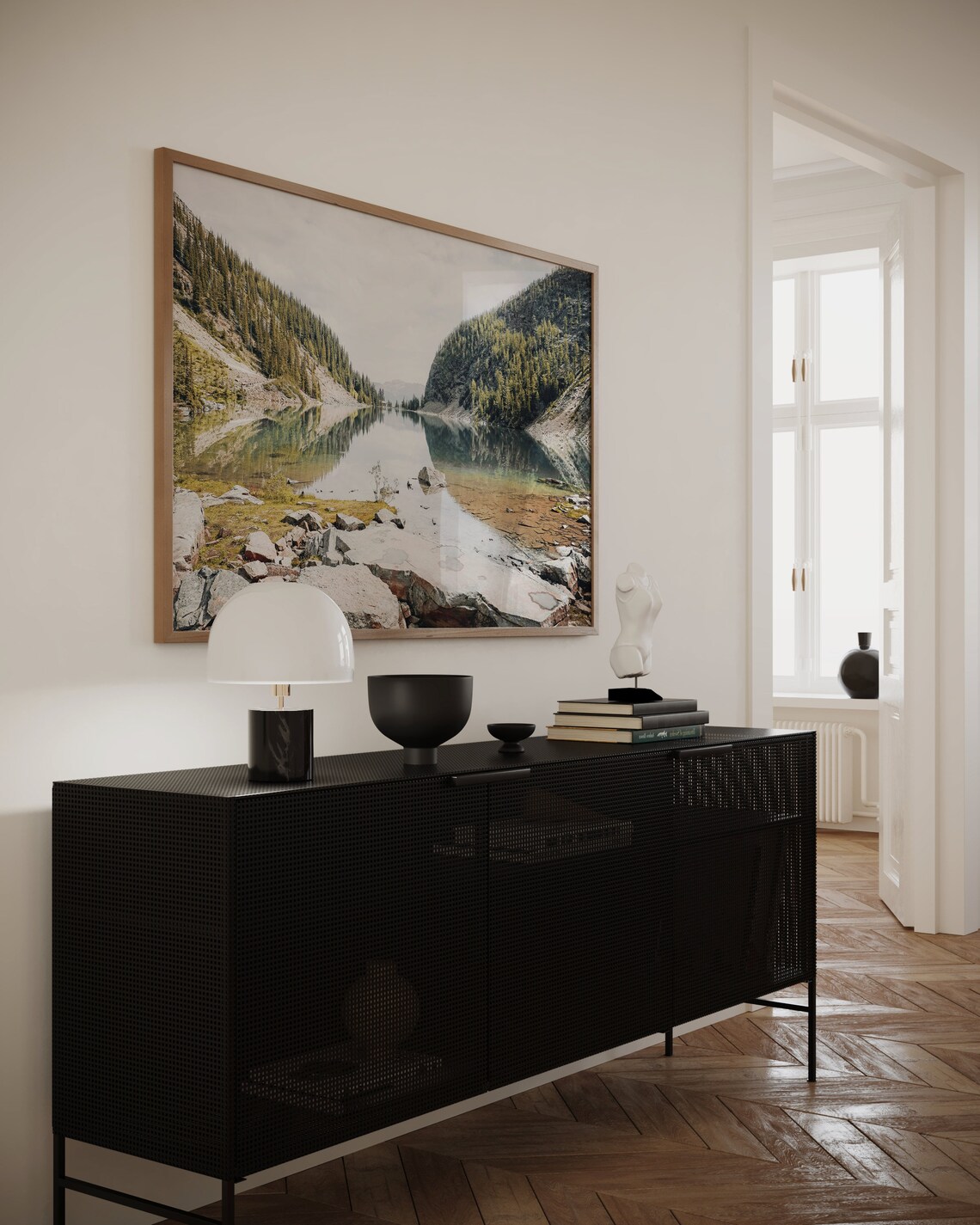 Nature Landscape Art Print, Modern Minimalist Poster - Image 3