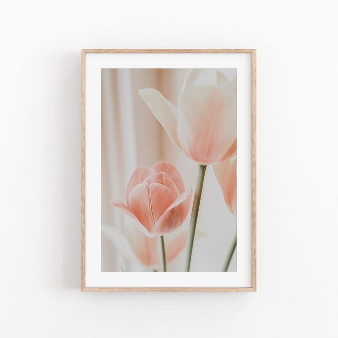 Spring Flowers Botanical Art Print, Minimalist