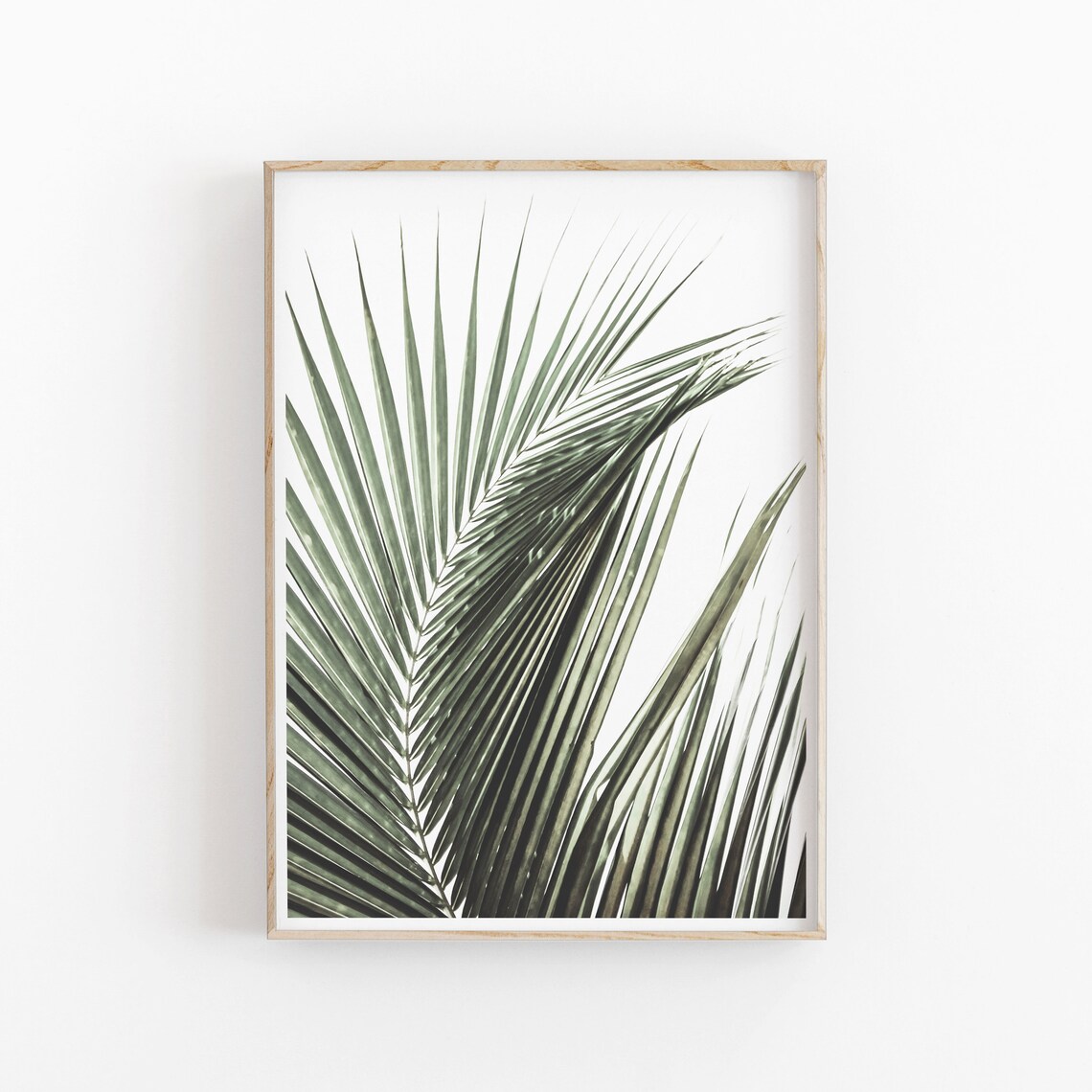 Palm Leaves Art Print, Minimalist Botanical Decor - Image 4