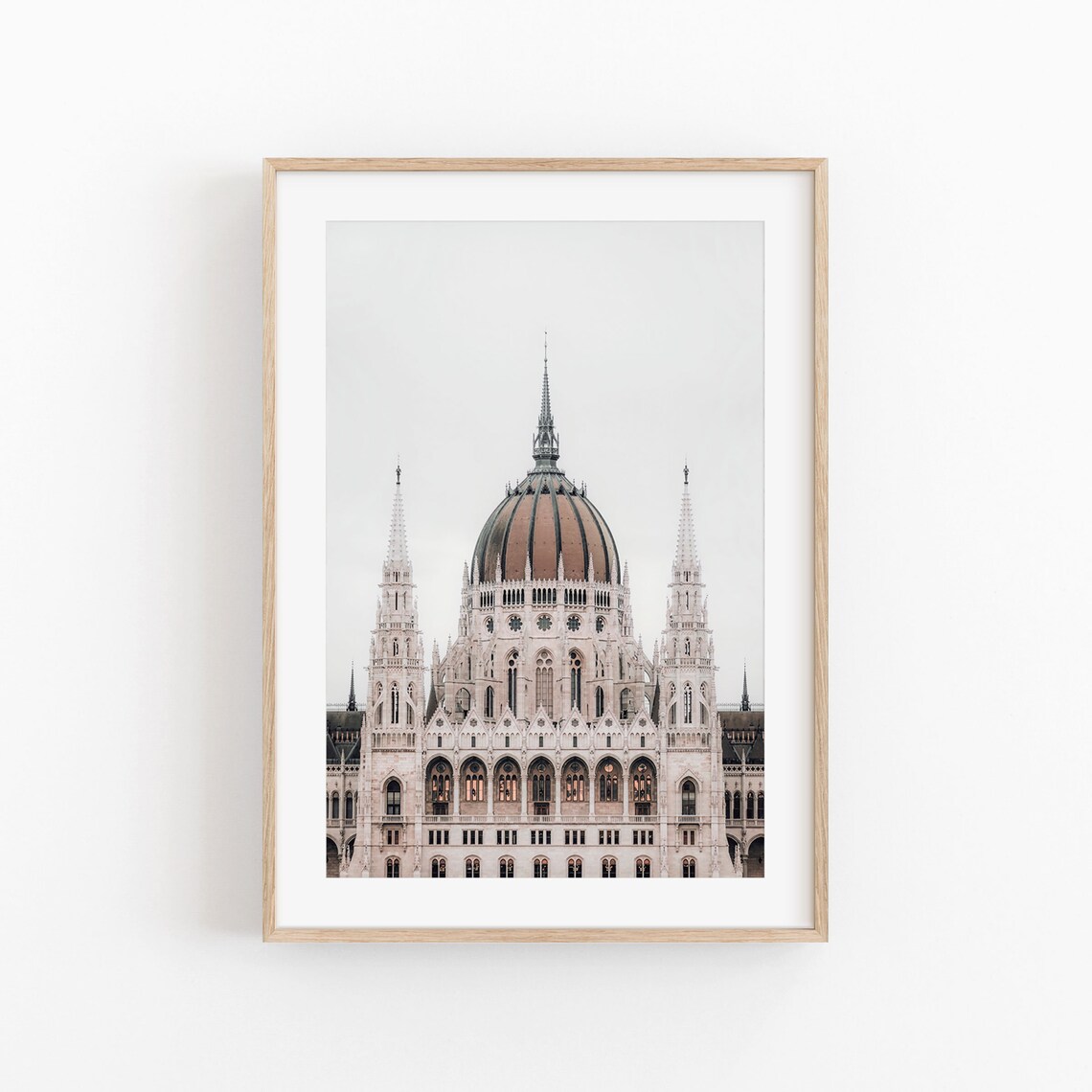 Budapest Travel Art Print Set, Architecture Poster