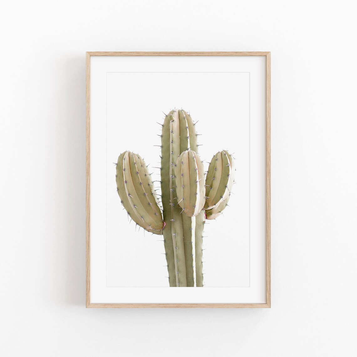 Cactus Print, Modern Minimalist Desert Poster