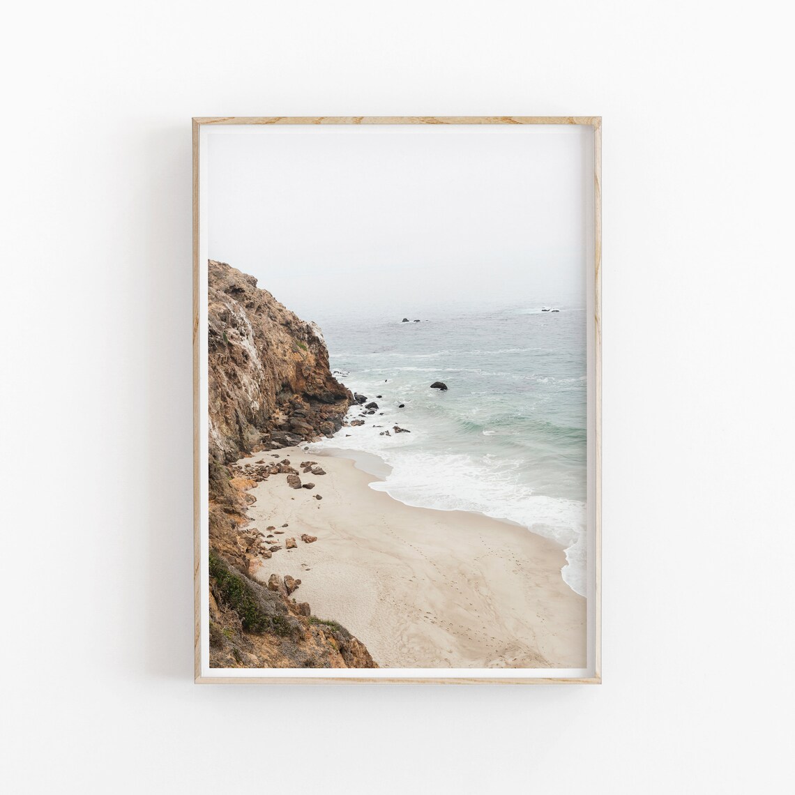 Beach Art Print, Modern Minimalist Ocean Decor - Image 2