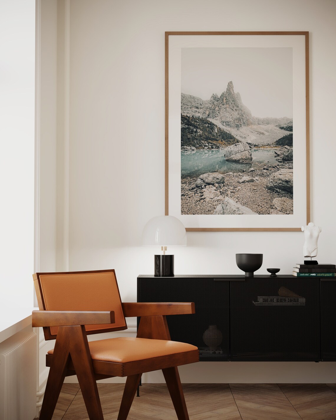 Mountain Print, Modern Minimalist Wall Art Print - Image 2