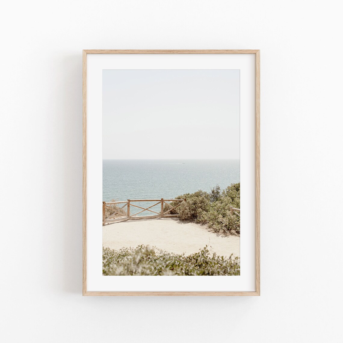 Beach Ocean Print, Coastal Wall Art Poster