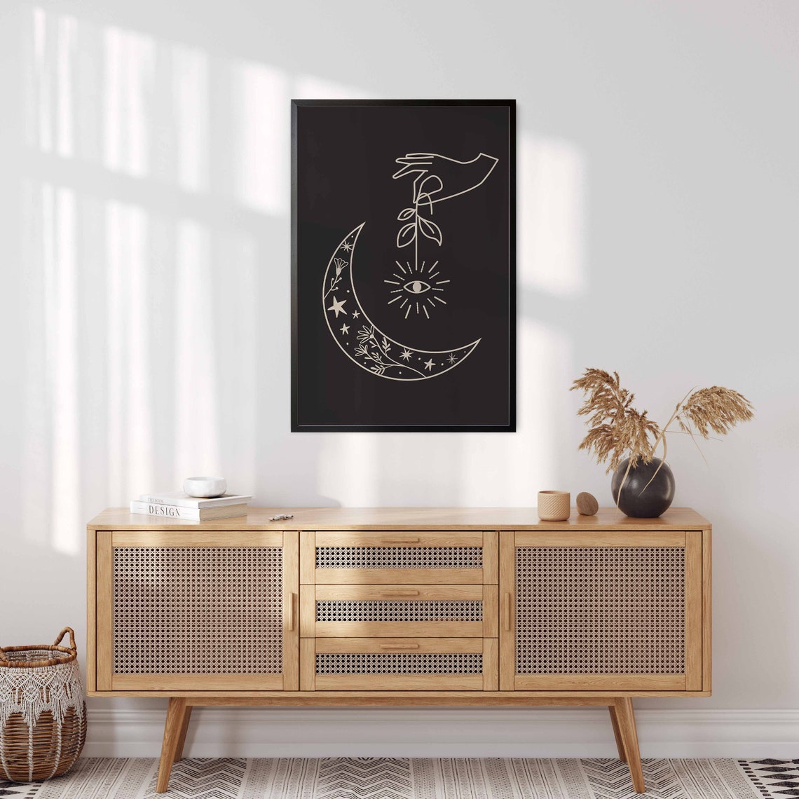 Moon Spell Wall Art Mystical Print Witches Witchy Halloween Trendy Decor