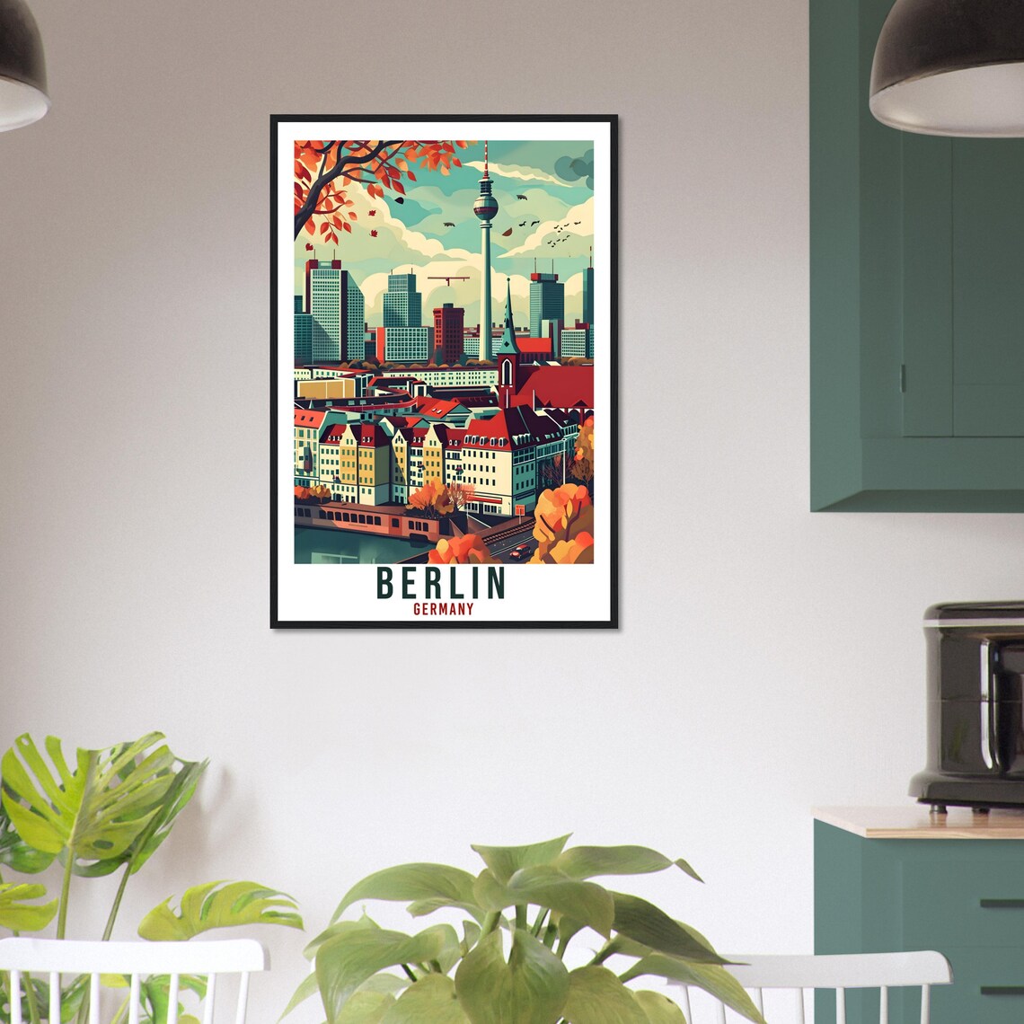 Berlin Travel Poster, Germany Home Decor Art Print - Image 4