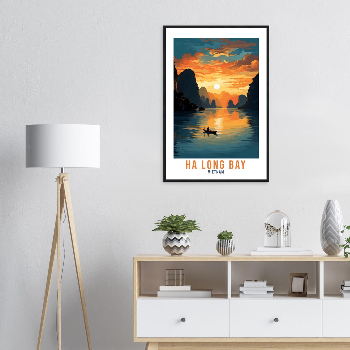 Ha Long Bay Travel Poster, Asian Wall Art Print - Image 3