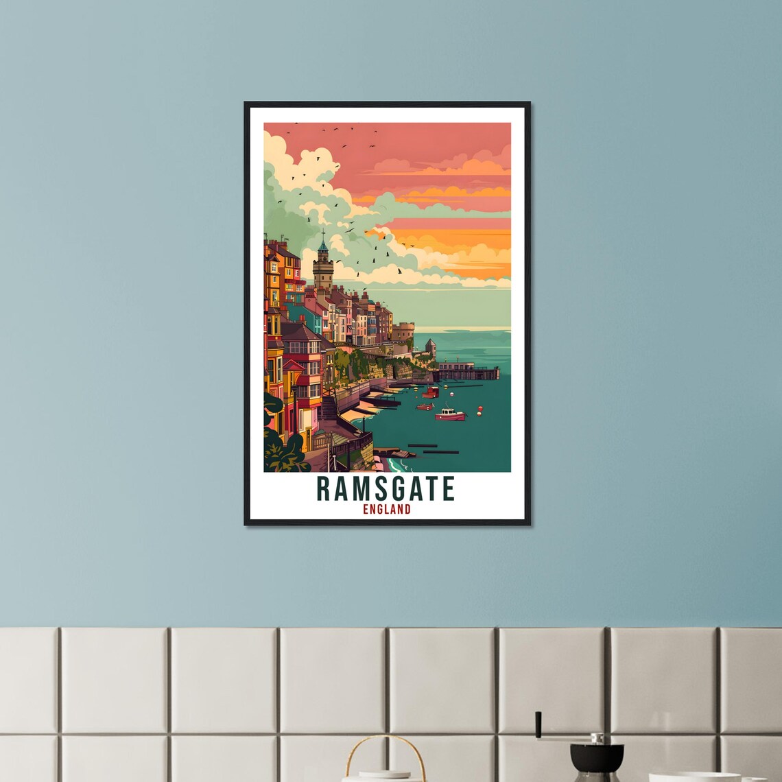 Ramsgate Travel Poster, England Wall Art - Image 2