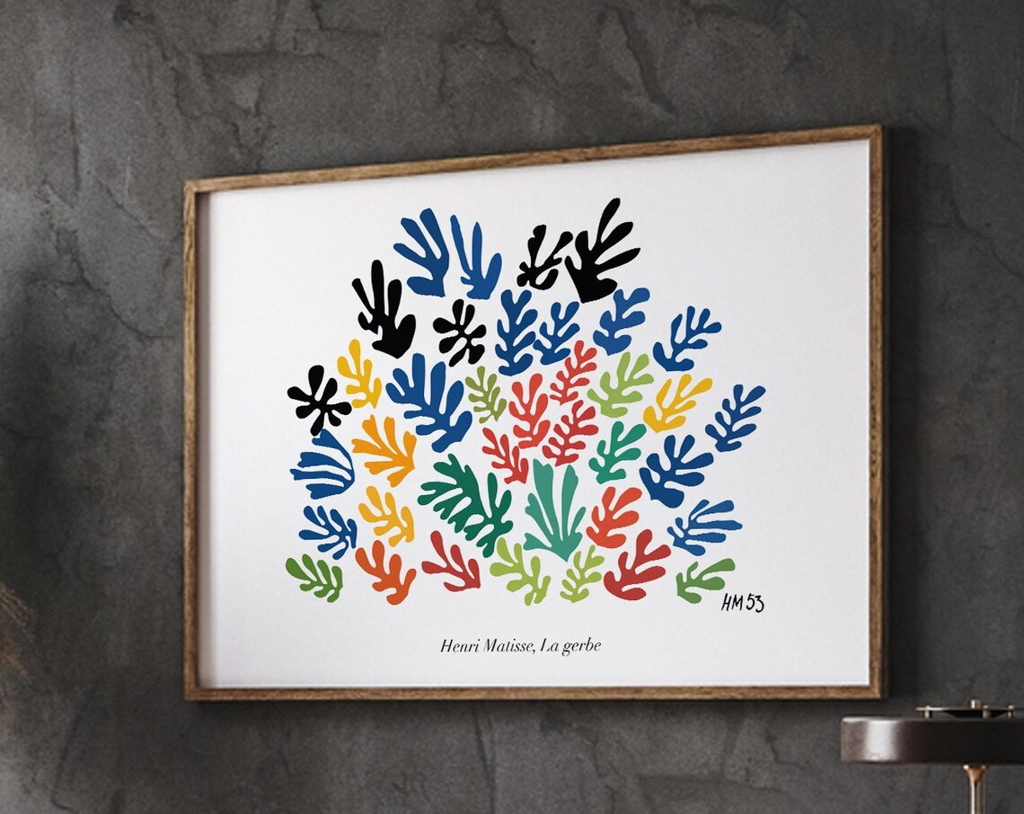 Henri Matisse La Gerbe Exhibition Art Print