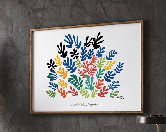 Henri Matisse La Gerbe Exhibition Art Print