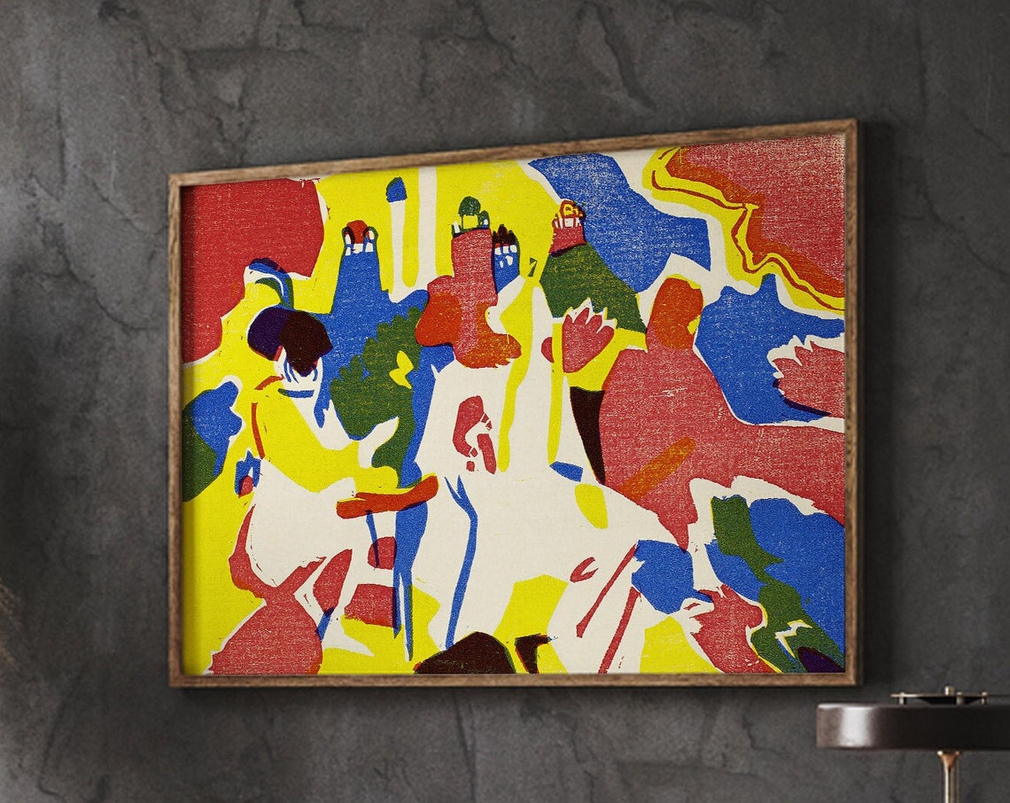 Wassily Kandinsky Klänge 1913 Expressionist Abstract Art Poster
