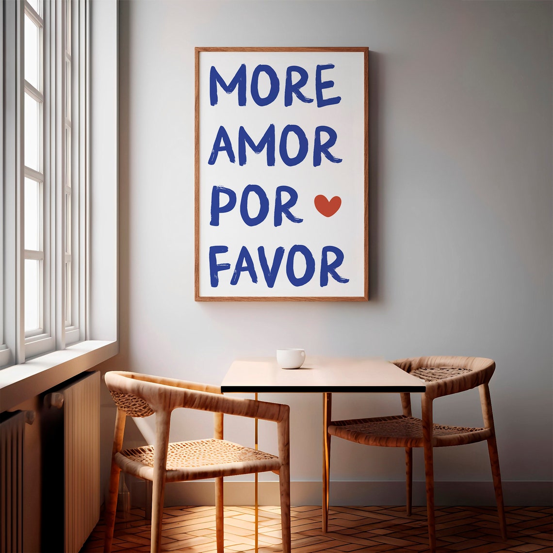 More Amor Por Favor Poster Preppy Apartment Decor Dopamine Wall Decor Print Spanish Love Quote Poster Teenage Girls Room Decor - Image 2