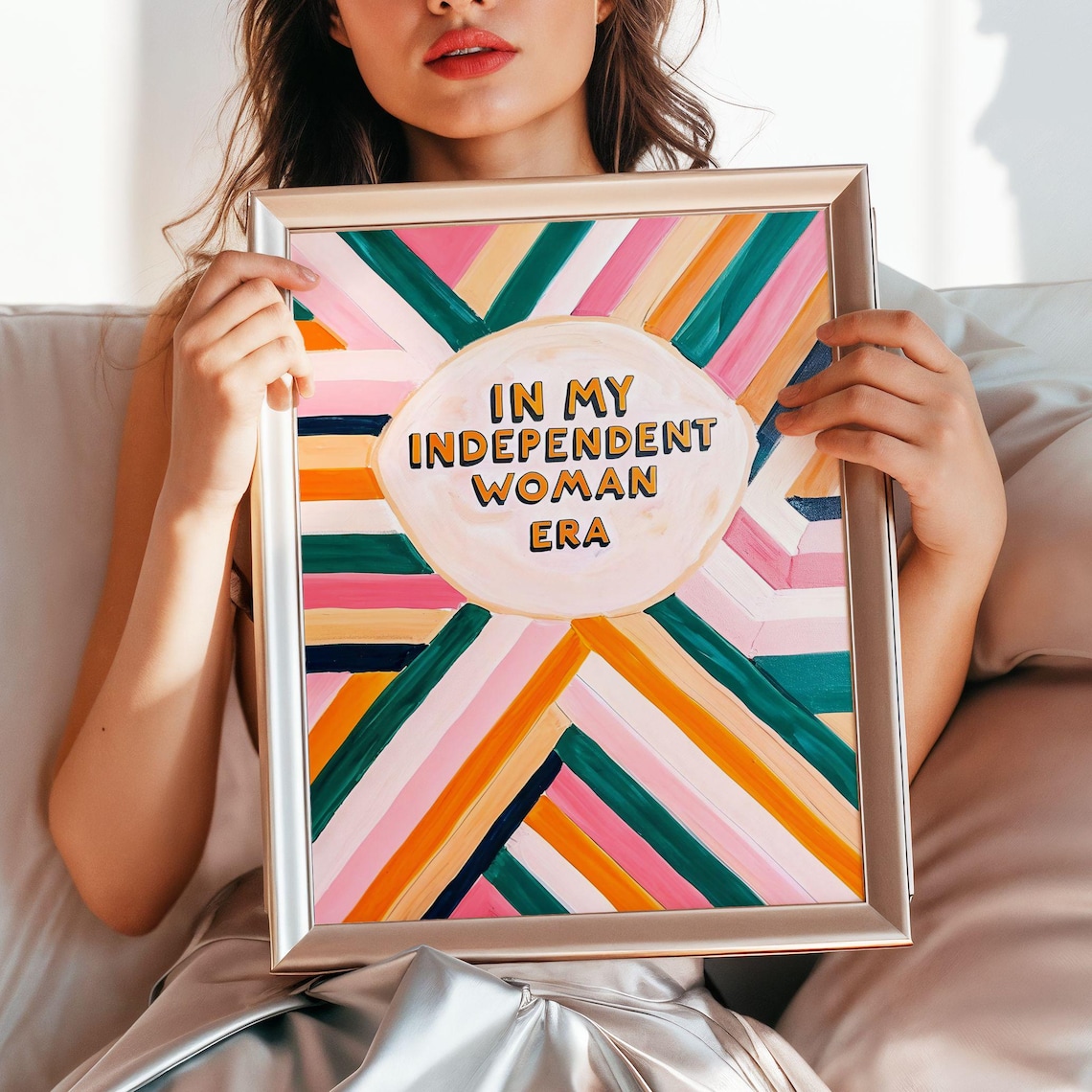 In My Independent Era Retro Art Print