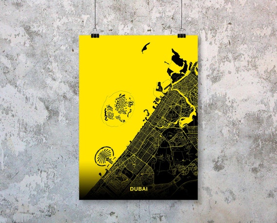 Dubai Custom Poster, Modern Home Decor