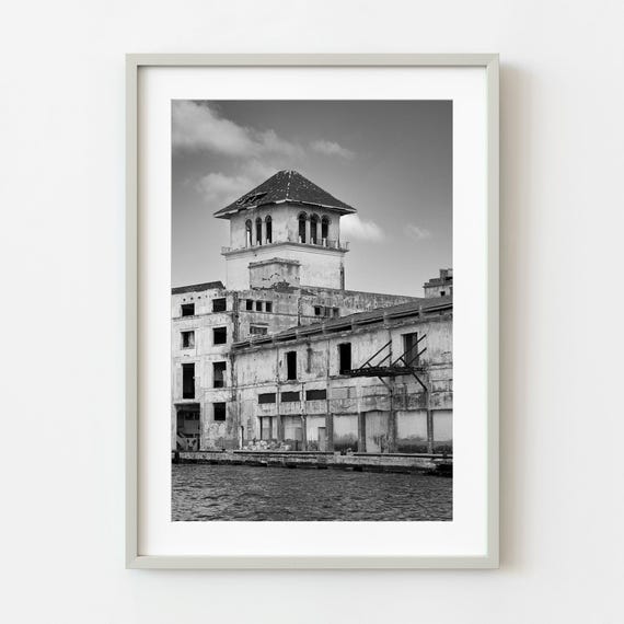 Decrepit Charm Of Abandoned Warehouse In Havana Wall Art