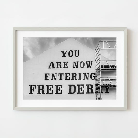 You Are Entering Free Derry Monument
