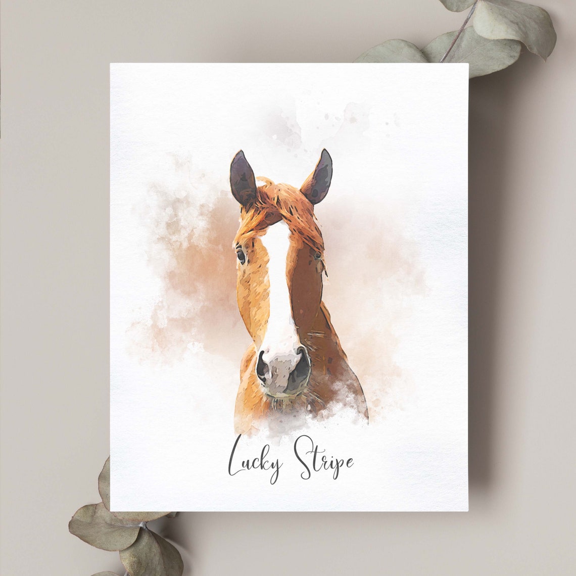 Custom Pet Portrait From Photo, Dog or Cat Memorial Art Print - Image 2