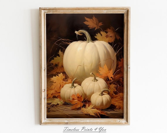 Fall Wall Decor Pumpkin Printables Rustic Prints Print Art