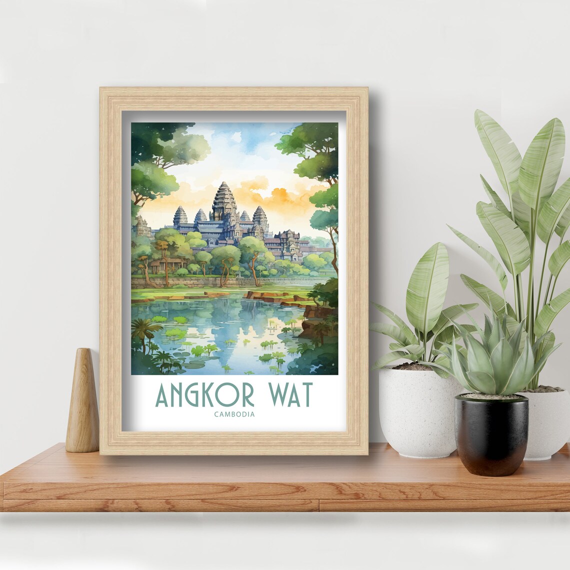 Angkor Wat Travel Print Home Decor Wall Art Print - Image 6