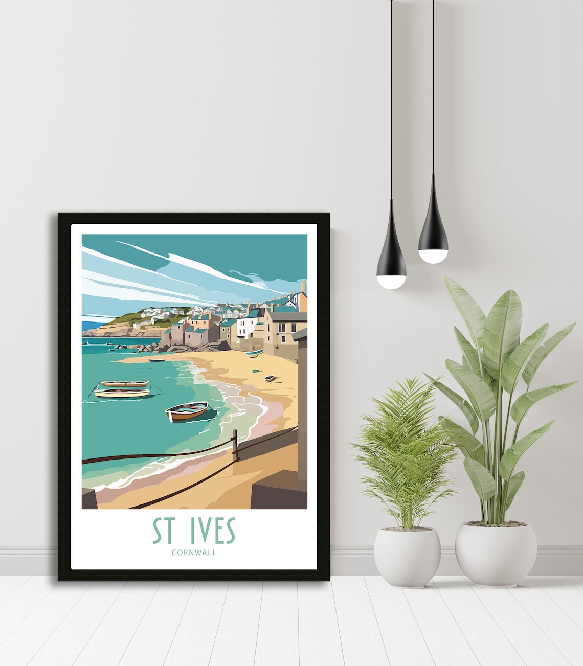 St Ives Travel Print, Cornwall Poster Print - Image 5