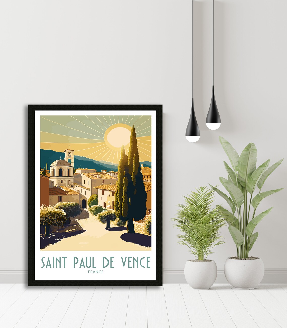 Saint Paul De Vence Travel Print Saint Paul De Vence France Poster Home Dcor Saint Paul De Vence France Print Saint Paul De Vence France - Image 5